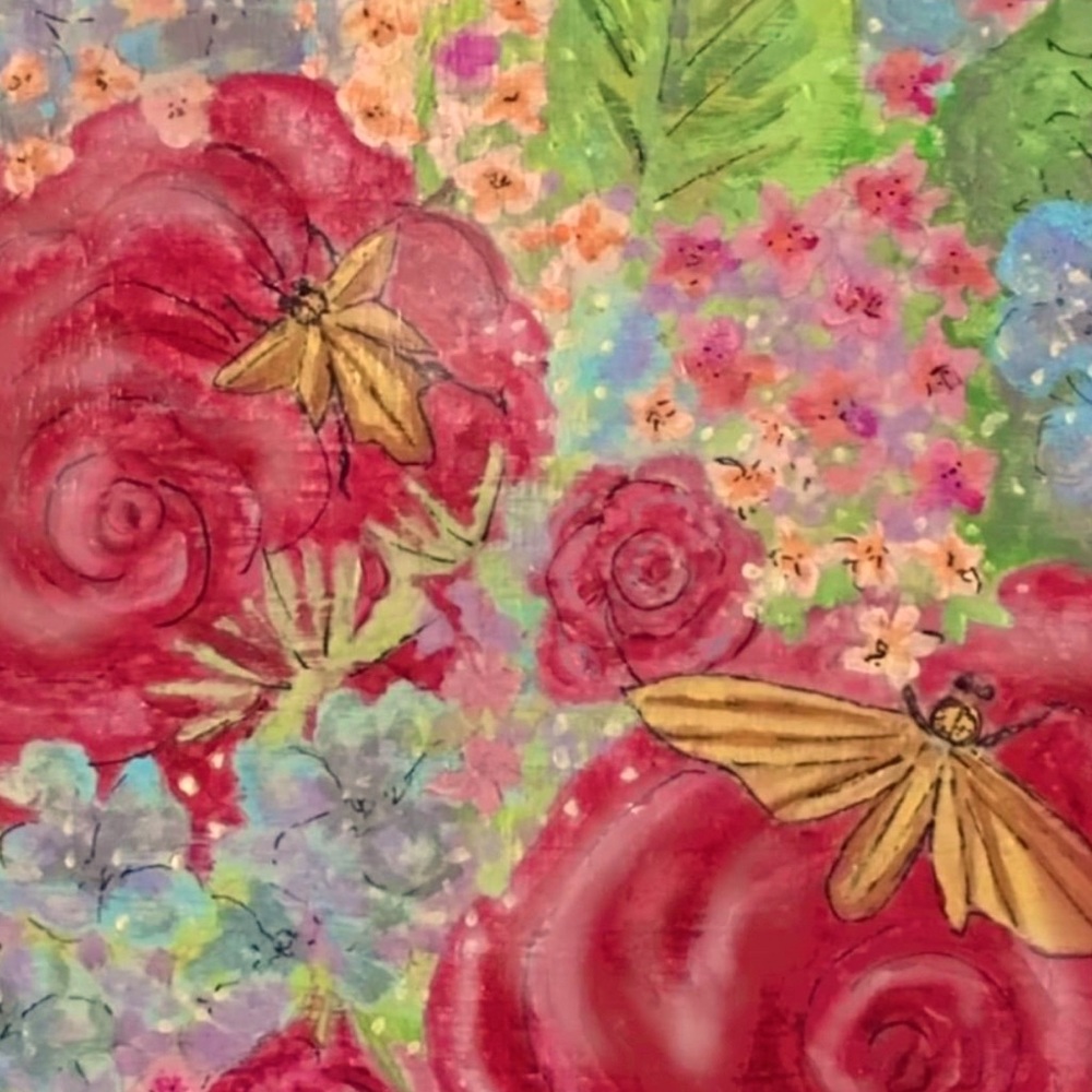 Bouquet 2- 12” x 12” archival fine art signed prints. Limited